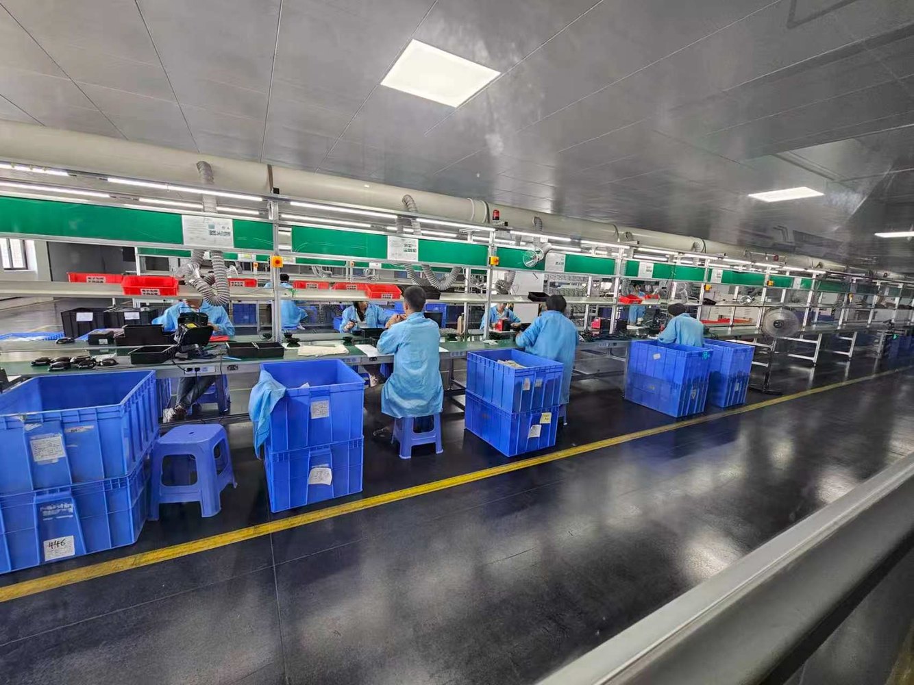 Clean PPE assembly line